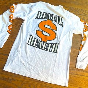 Money cash Longsleeve shirt top logo mood swings current mood streetwear y2k
